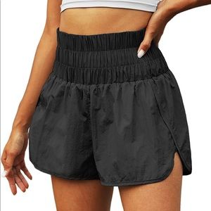 Black Amazon Running Shorts